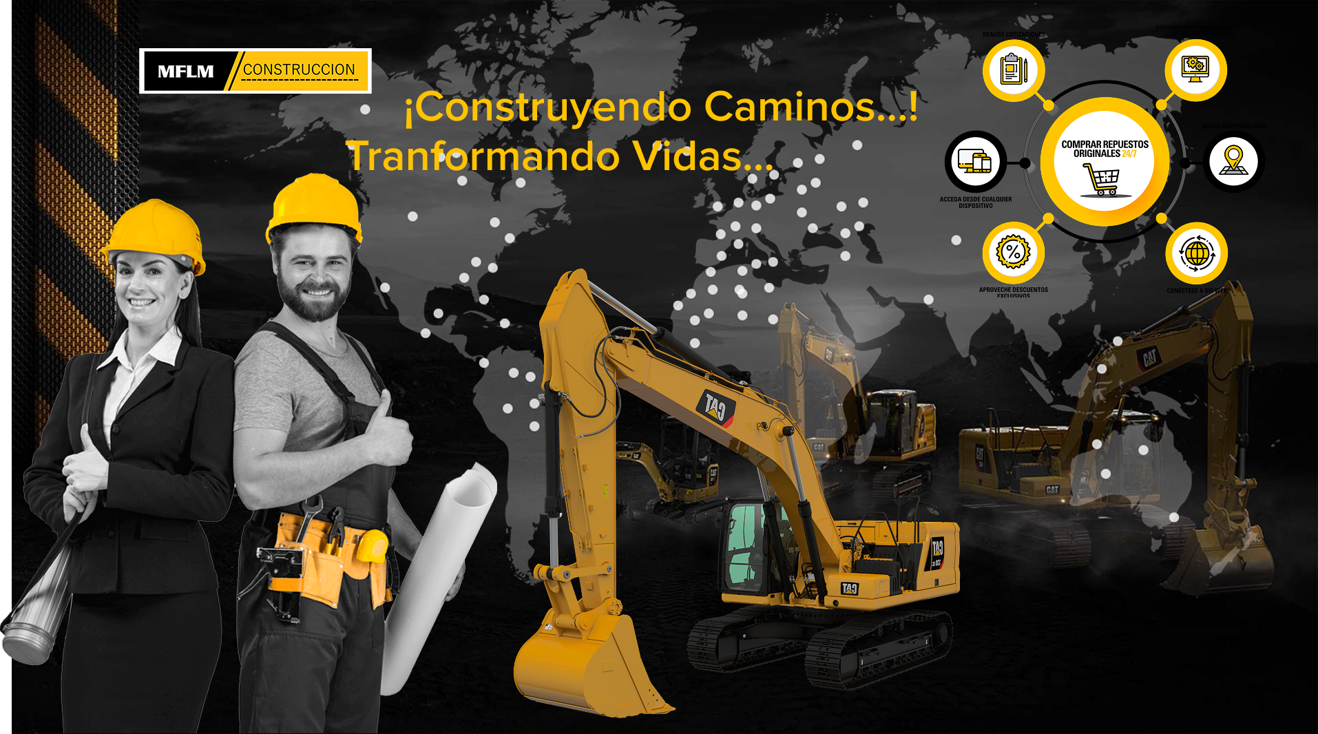 construyendo caminos maquinarias & construccion