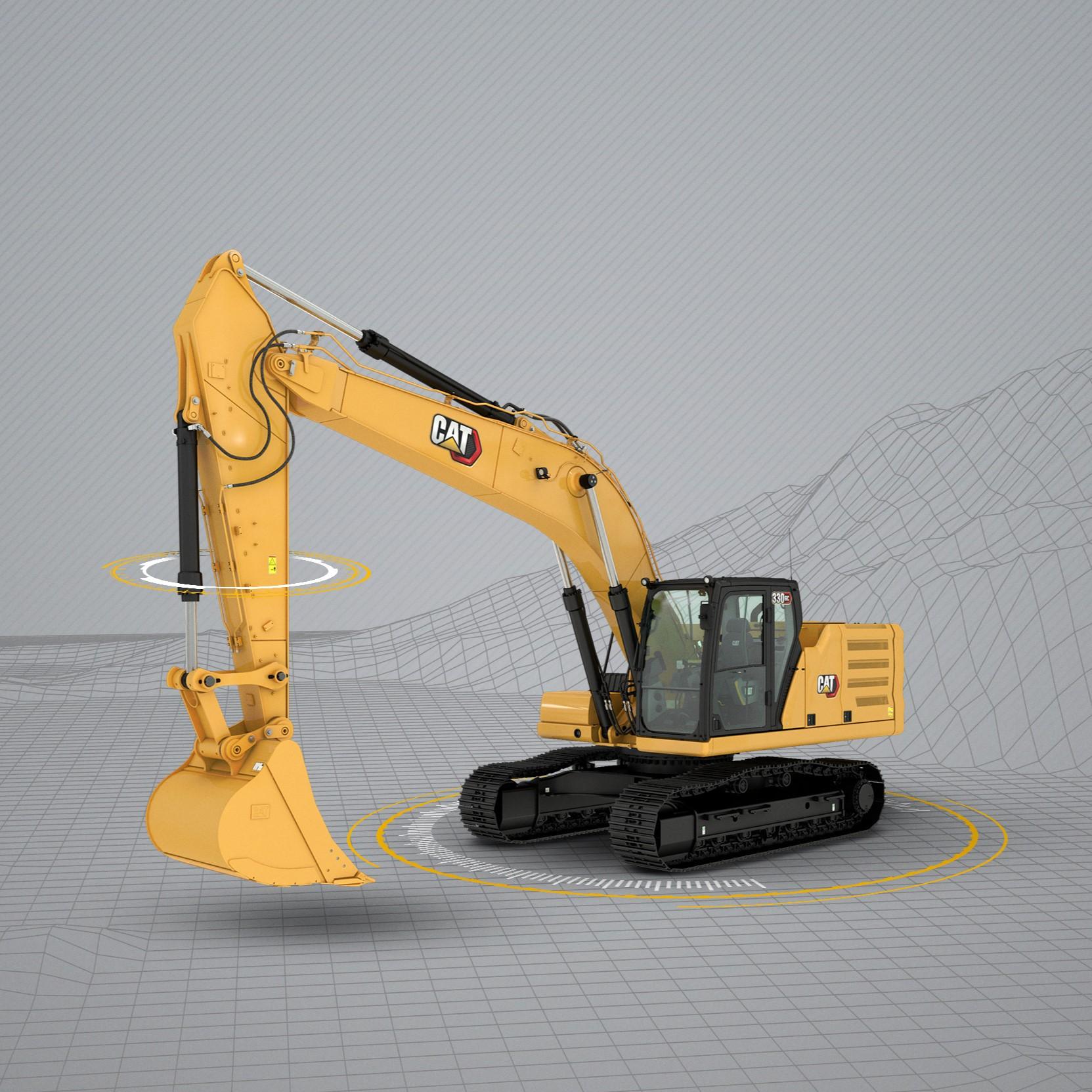 excavadora CAT 330 gc